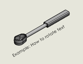 Rotate text in drawing - IME Wiki