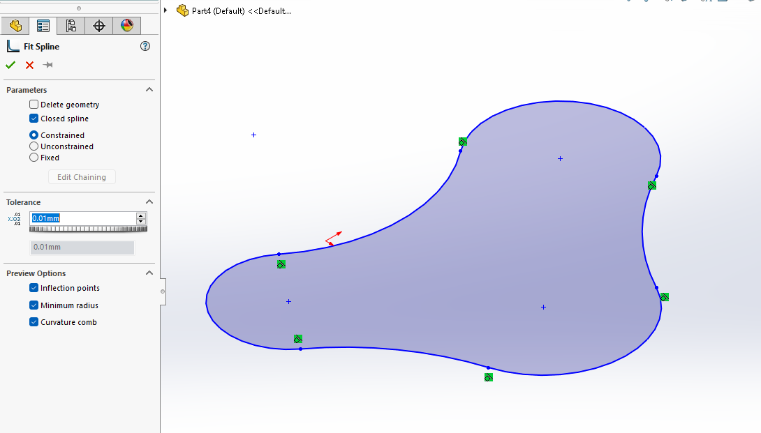SOLIDWORKS Fit Spline Explained IME Wiki