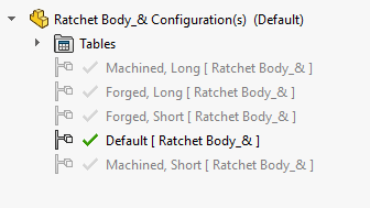 Sorting SOLIDWORKS Configurations - IME Wiki