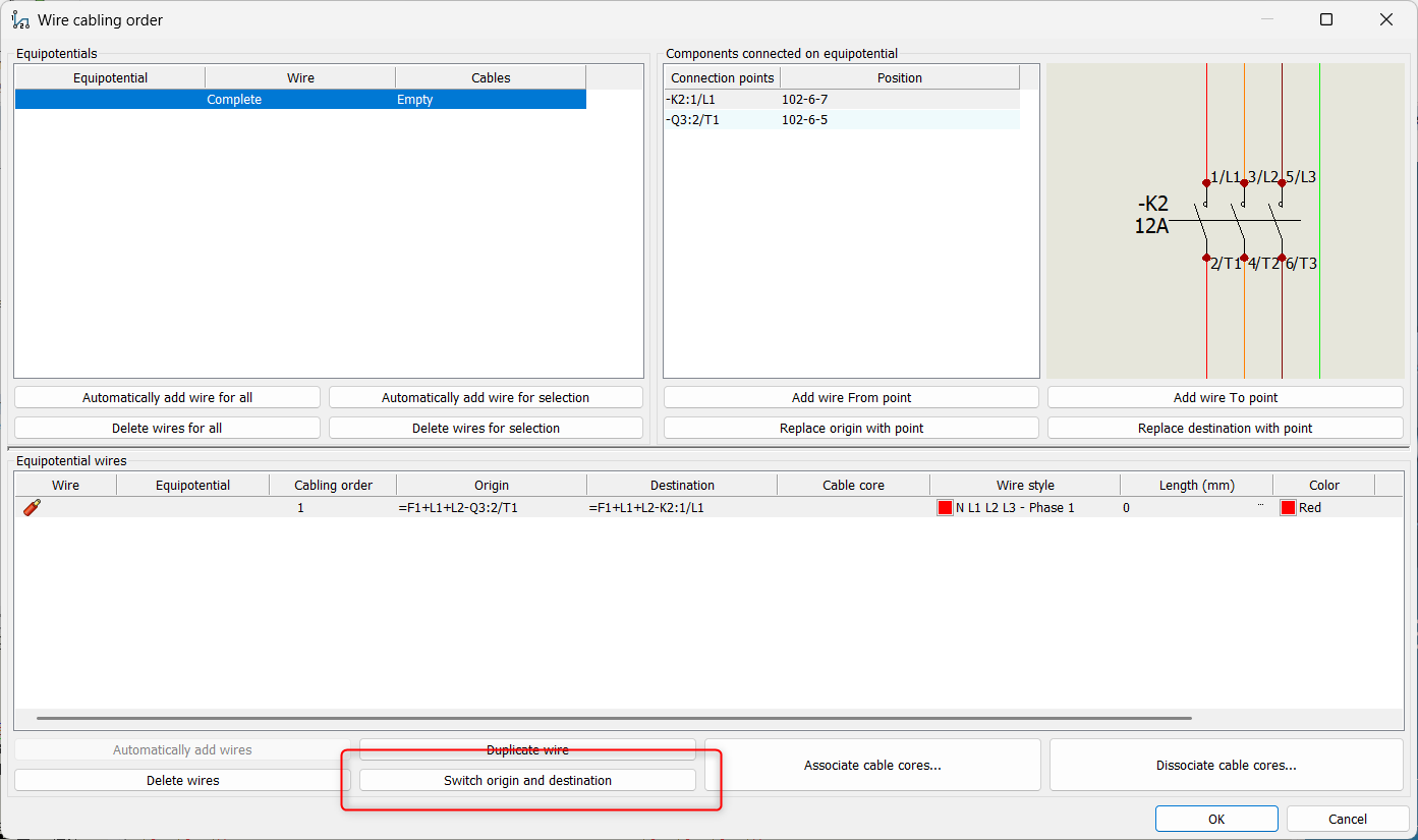 SOLIDWORKS Electrical: How to Change Wire Origin and Destination Using ...
